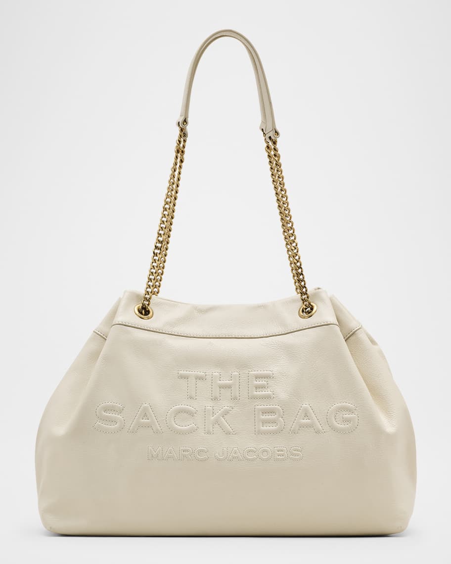 【限定】MARC JACOBS HE QUILTED DENIM CHAIN SACK BAG LARGE Marc Jacobs The Quilted Denim Large Chain Sack Bag | Blue