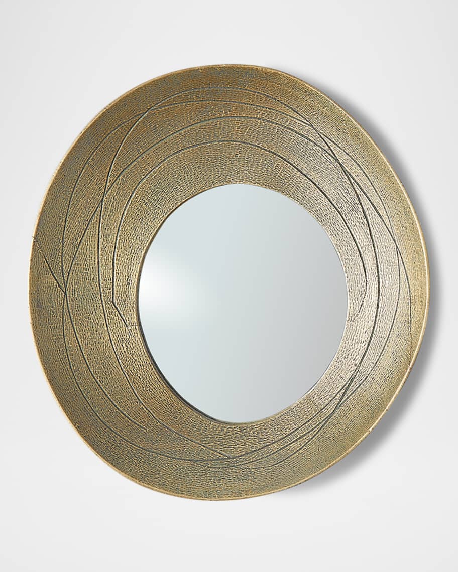 Global Views Saturn Small Wall Mirror | Neiman Marcus