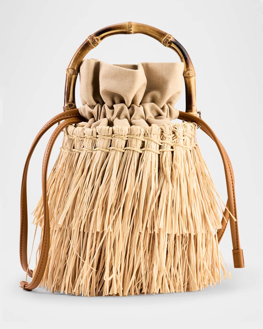 Teiban Top Handle Frill Bag