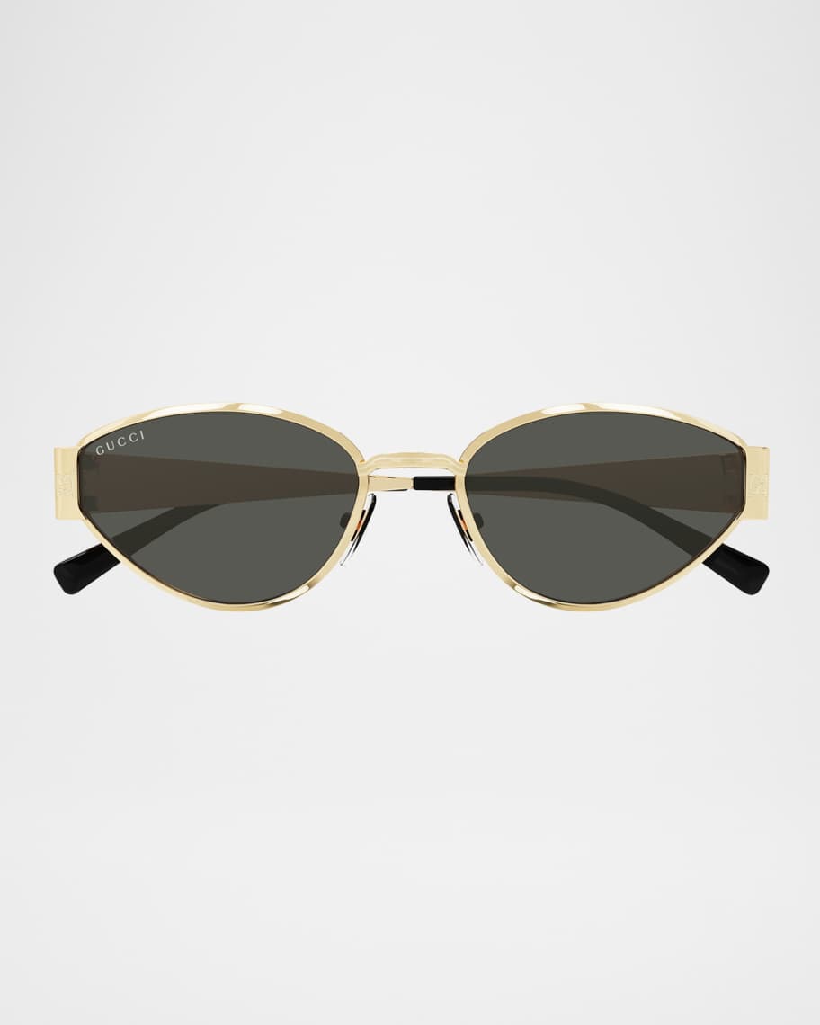 Gucci Sunglass Metal Sunglasses | Neiman Marcus