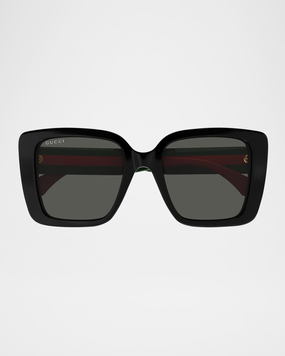 Recycled Acetate Rectangle Sunglasses