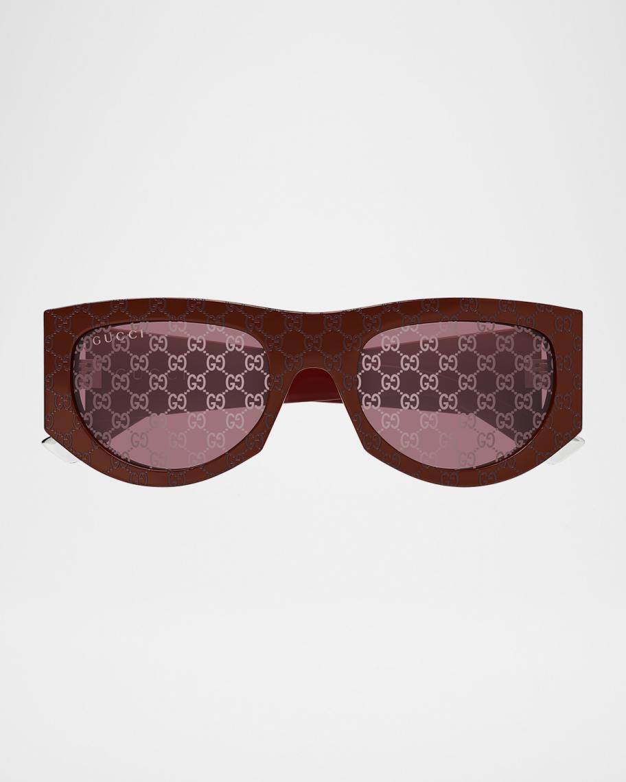 Gucci GG Monogram Acetate Sunglasses | Neiman Marcus