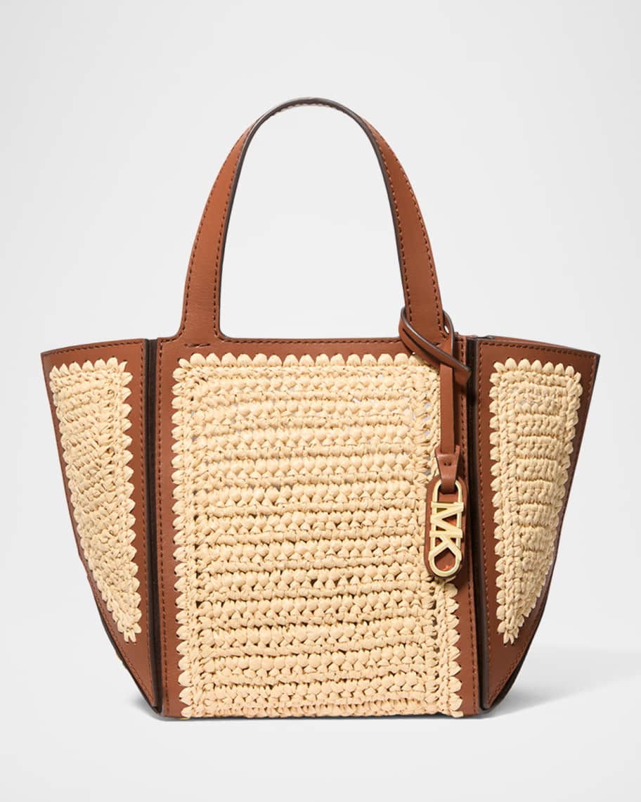 MICHAEL Michael Kors Jordi Small Crochet Top-Handle Bag | Neiman