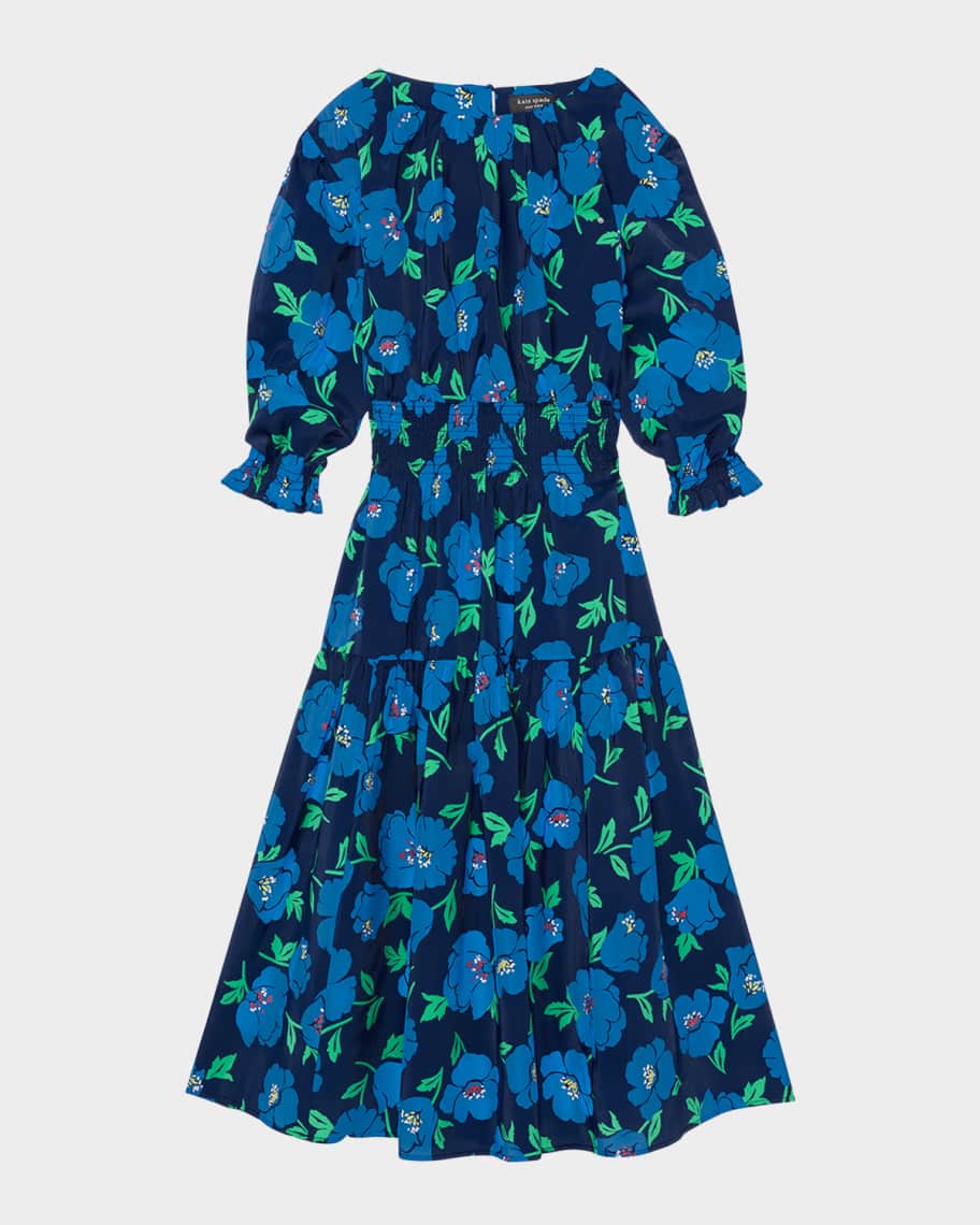 新作セール Kate spade マキシ Floral Dot Smocked Midi Dress Floral Dot Smocked Midi Dress | Kate Spade Outlet