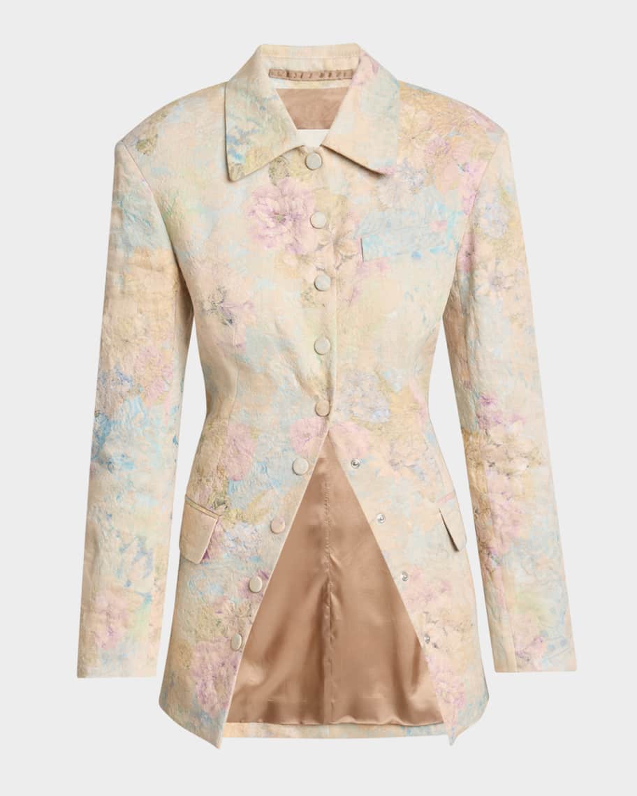 【DRIES VAN NOTEN】Floral jacquard blazer ブレザー Dries Van Noten Floral jacquard blazer – BlackSkinny
