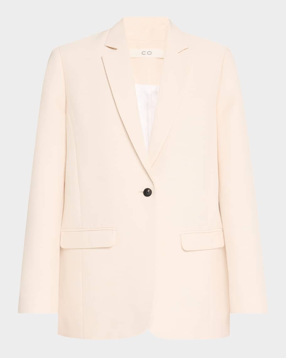 Co Boxy Single-Breasted Blazer | Neiman Marcus