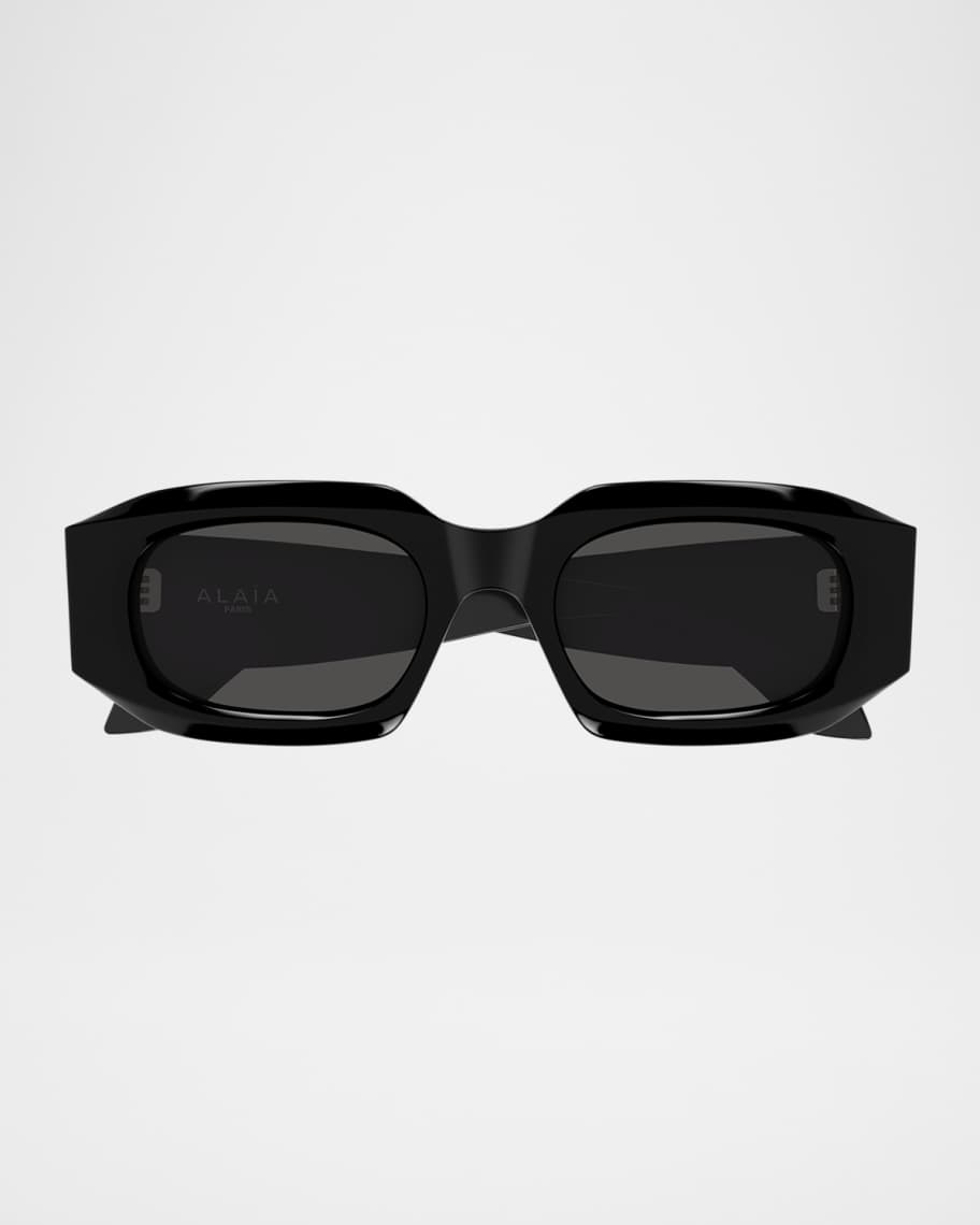 サングラス Alaia Rectangular Sunglasses In Acetate ALAIA Acetate Rectangle Sunglasses | Neiman Marcus