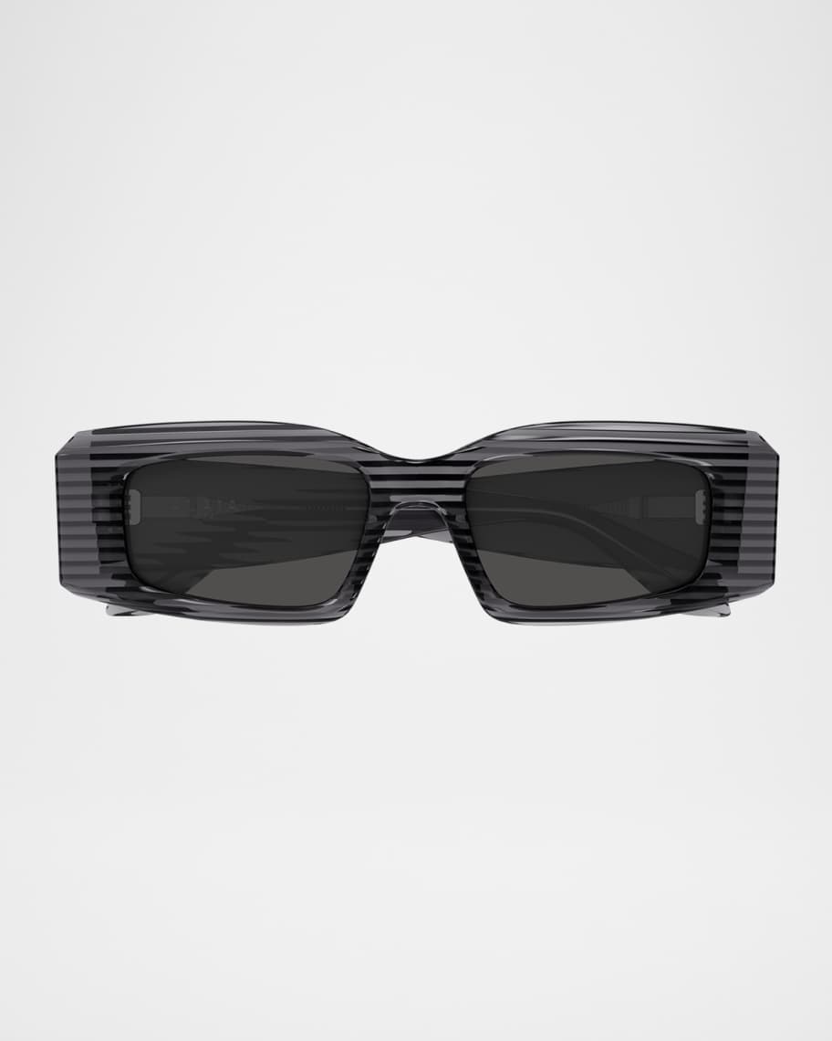 ALAIA Square Acetate Sunglasses | Neiman Marcus