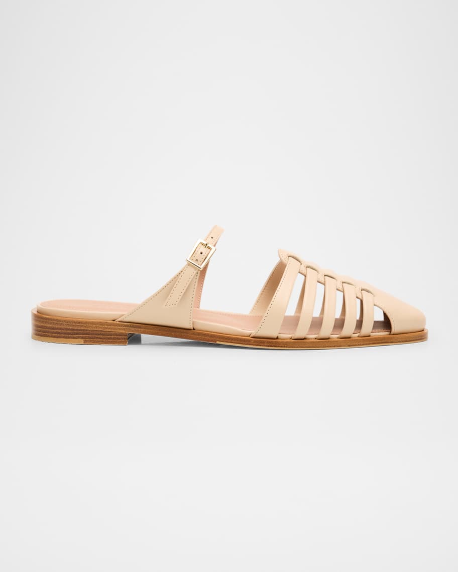 MALONE サンダル Malone Souliers Eleonora Leather Fisherman Mule Sandals