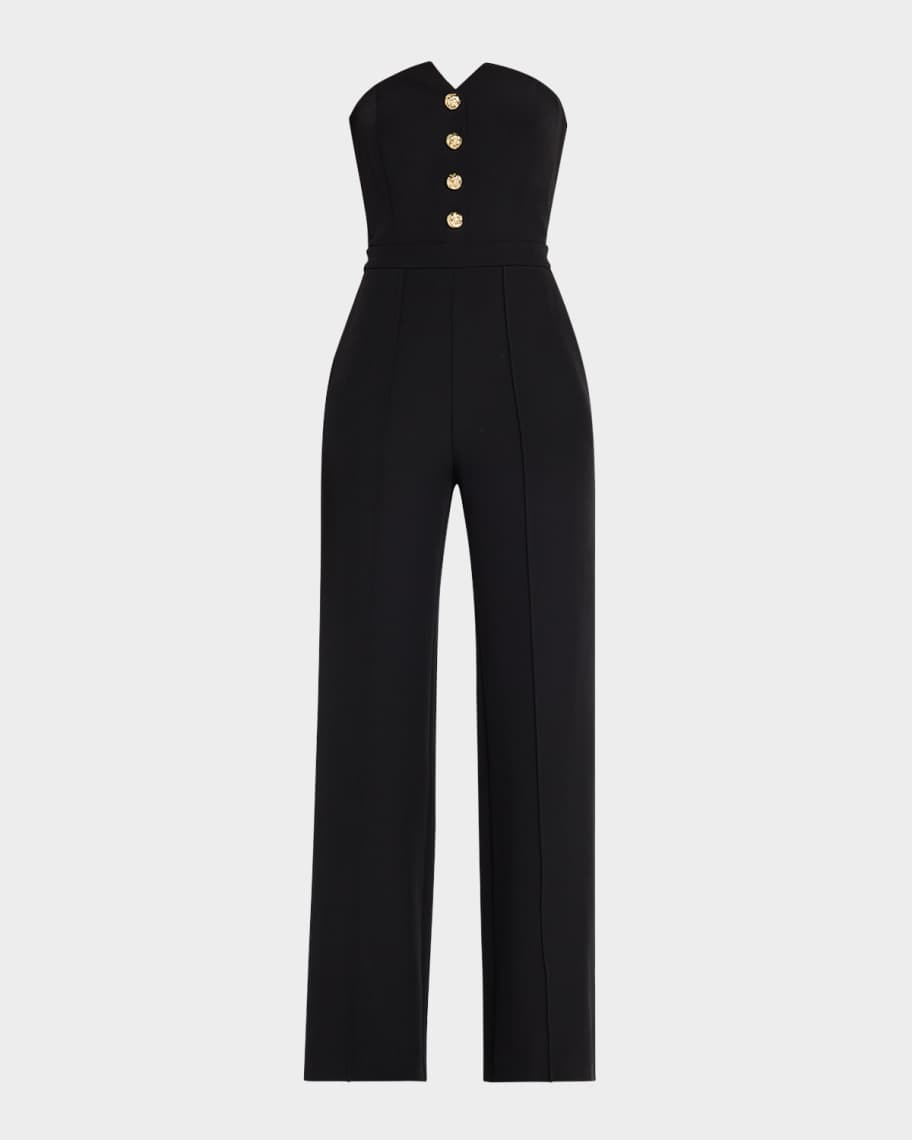Camilo Strapless Crepe Jumpsuit 