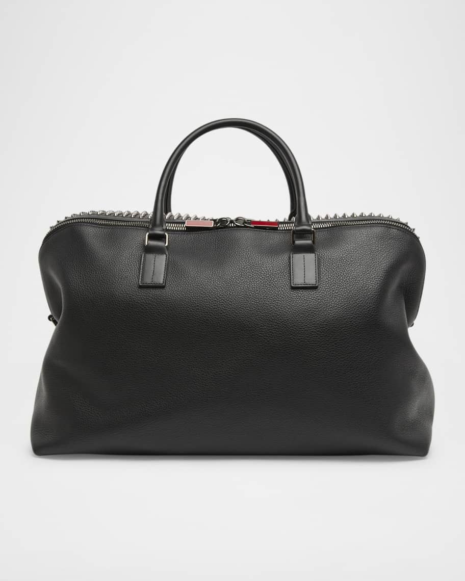 Christian Louboutin Men's Funky Leather Empire Spikes Weekender