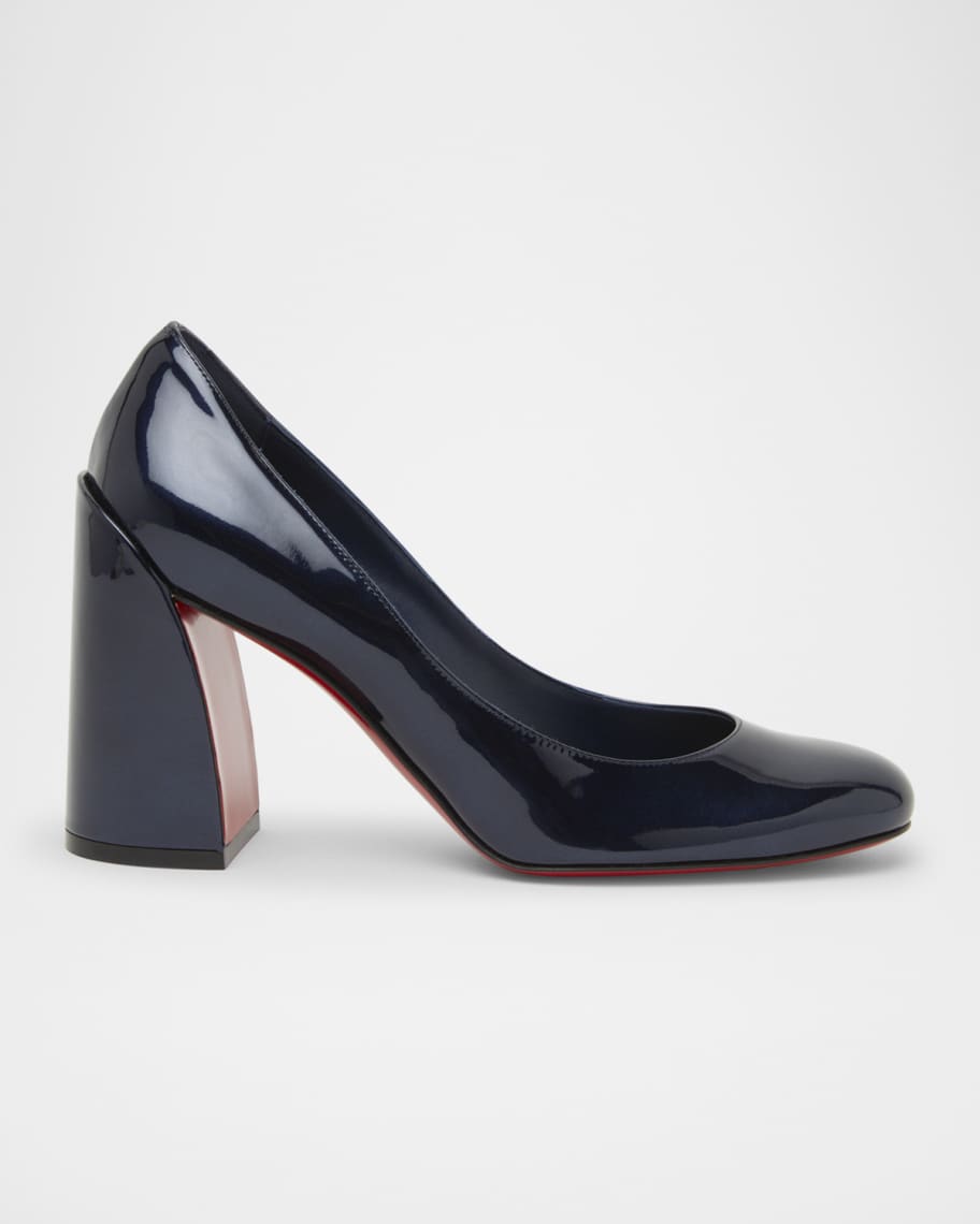 Christian Louboutin 85mm Miss Sabina Patent Pumps | Neiman Marcus