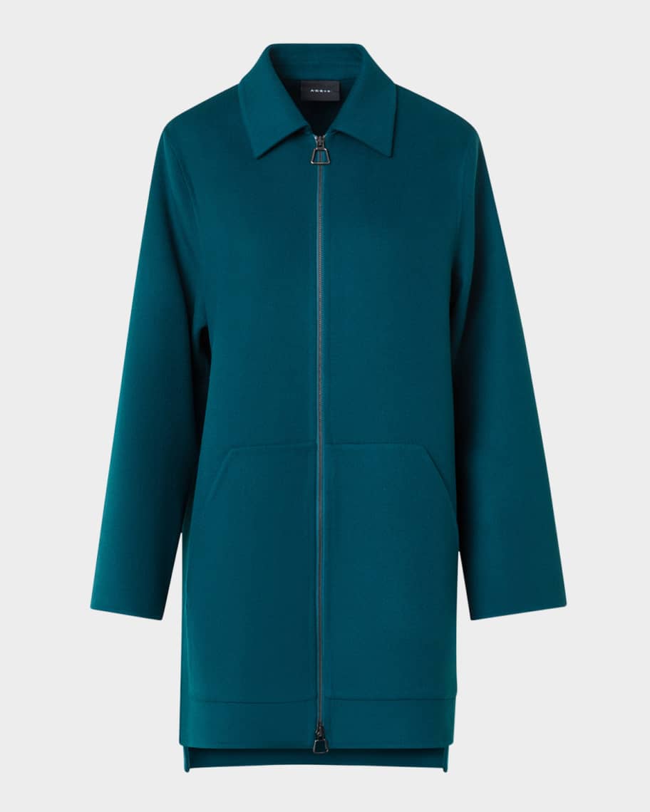 Akris Fabiola Double-Face Cashmere Coat | Neiman Marcus