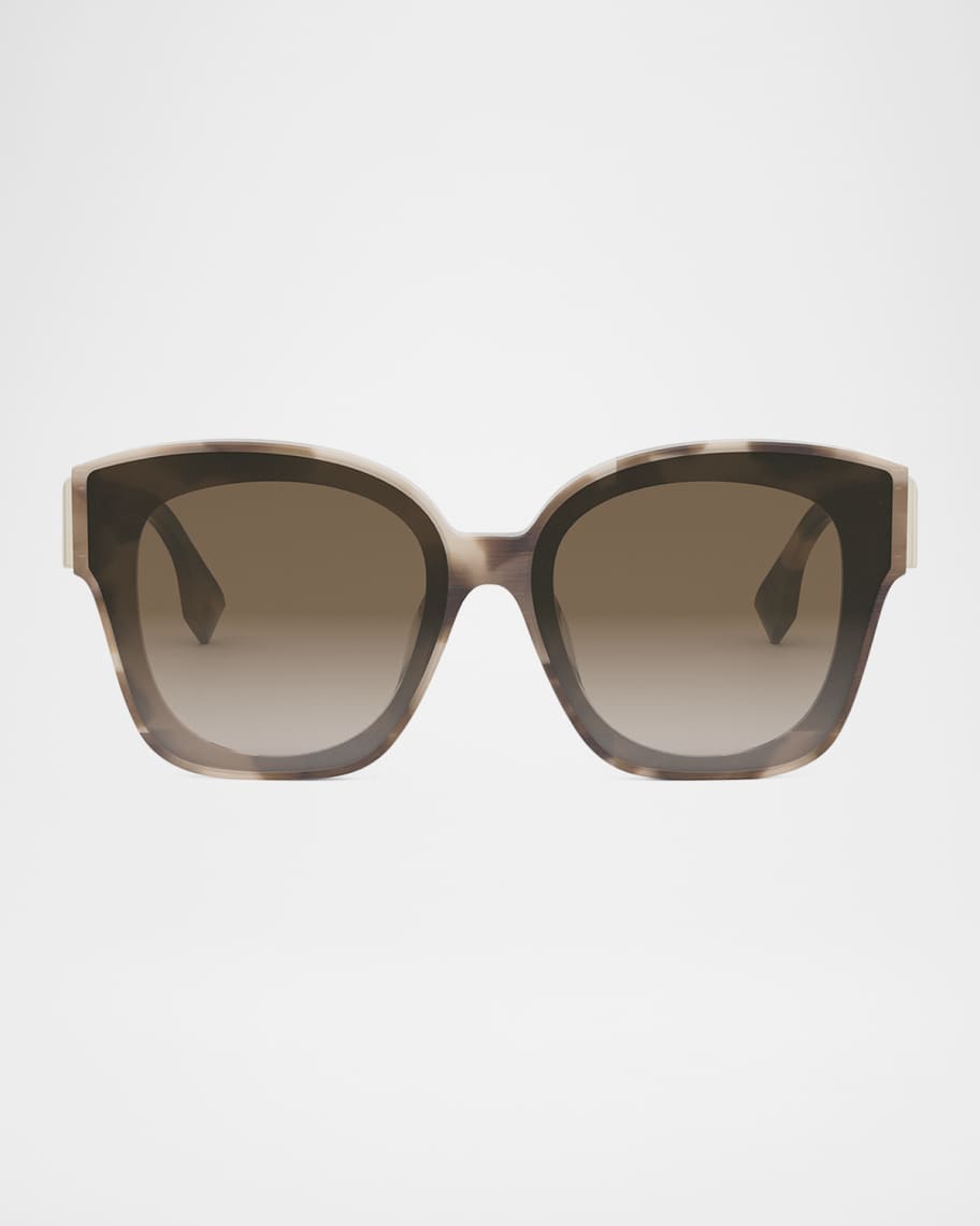 FENDI スクエアフレムサンクラス FE40098I 01W Fendi FE40098I 01w sunglasses