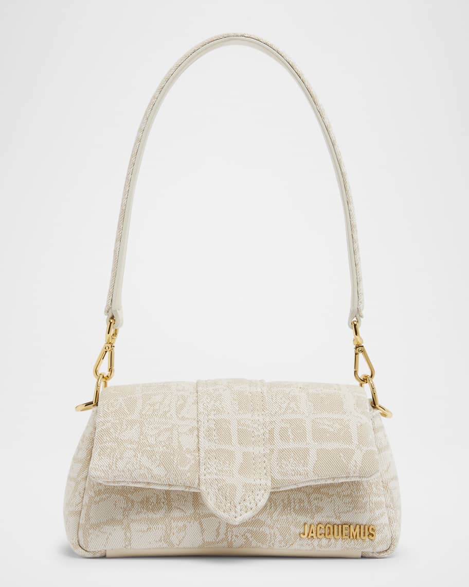 ホウズキ Jacquemus Le Petit Bambimou Croc-Print Canvas Shoulder bag