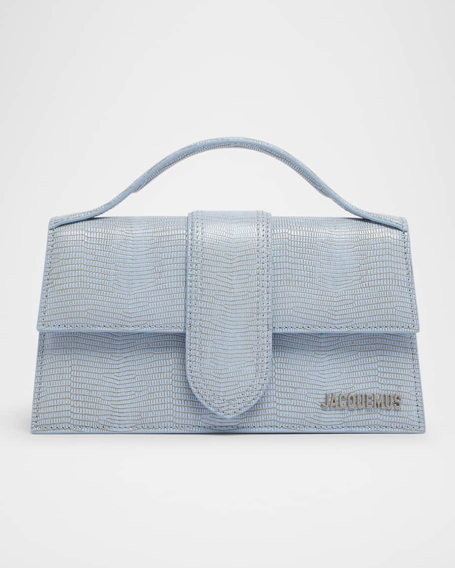 Jacquemus Le Grand Bambino Lizard-Embossed Shoulder Bag