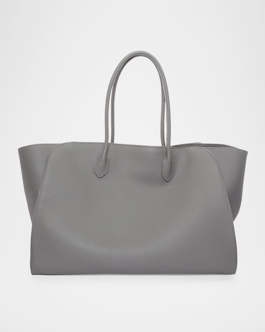 （セレブご用達）The Row Marlo 17 トートバッグ Marlo 17 Bag Black in Leather – The Row