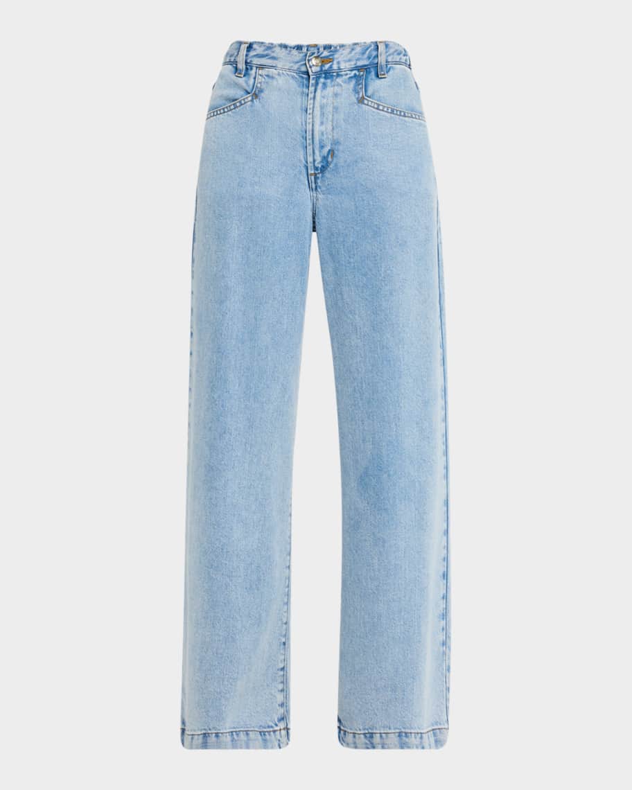 【YOURNUS】Crimson Maxi Wide Denim Pants YOURNUS】Crimson Maxi Wide Denim Pants