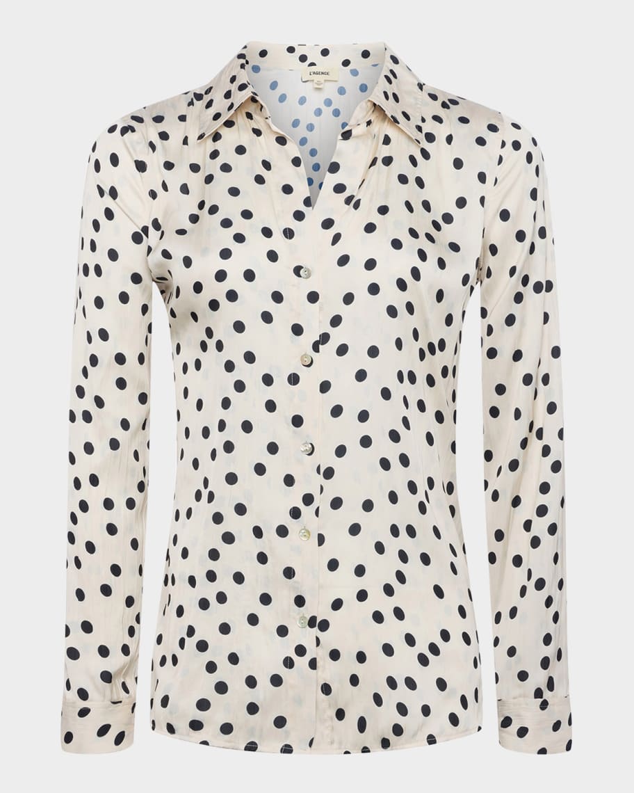 Argo Polka-Dot Blouse