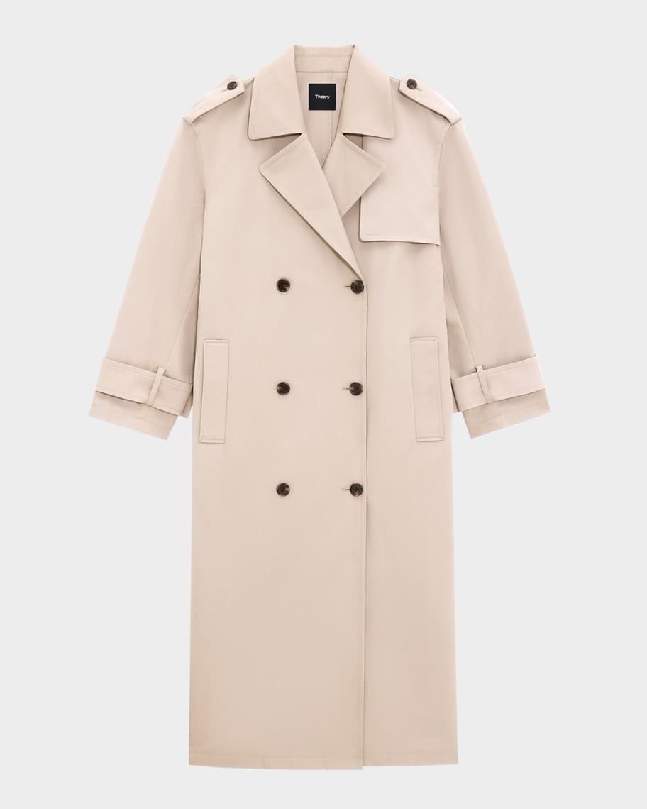 [LOW CLASSIC] / ☆ 25SS DOUBLE TRENCH COAT / BEIGE Low Classic Double Trench Coat | Neutrals | FARFETCH