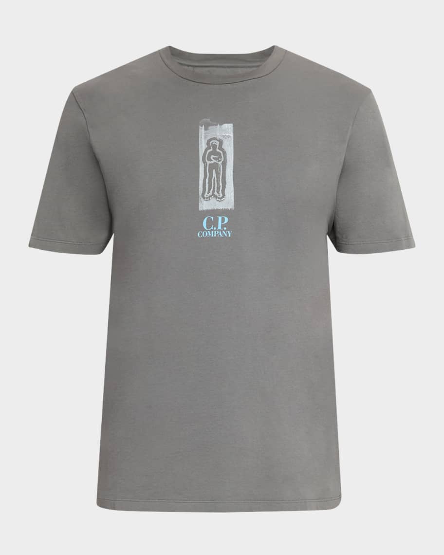 C.P. Company Men's Front and Back Logo T-Shirt | Neiman Marcus