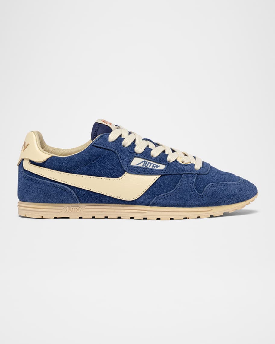Windspin Retro Suede Low-Top Sneakers