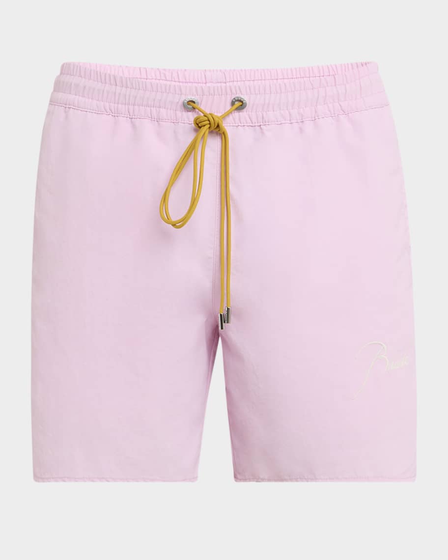 【RHUDE】Signature Swim Shorts/追跡+関税+全国送料込み Rhude Men's Logo Swim Shorts | Neiman Marcus