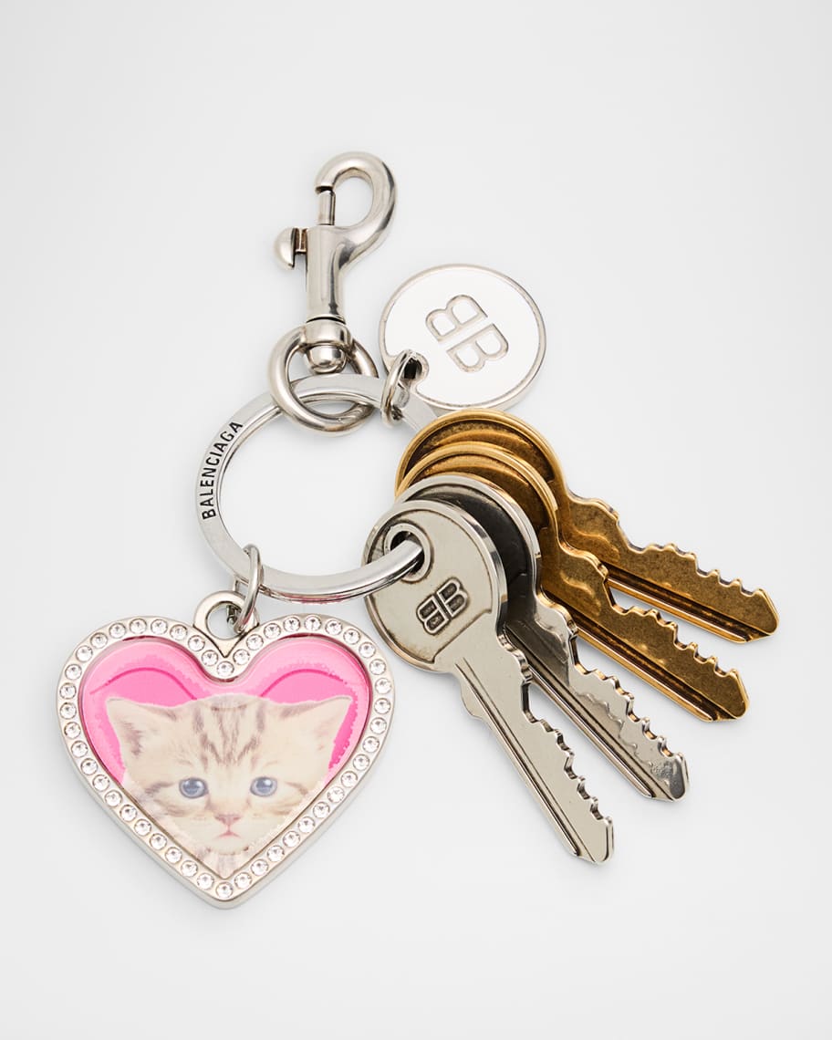 Balenciaga Heart Charm Keyring | Neiman Marcus