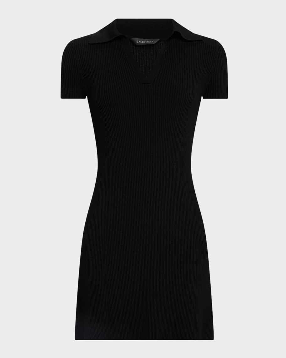 すぐ届く！BALENCIAGA POLO MINI ドレス Balenciaga polo-collar Mini Dress | Black | FARFETCH