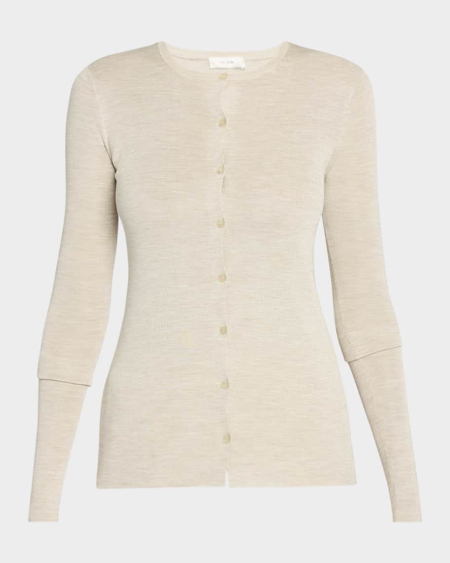 WIRROW LINEN SILK KNIT CARDIGAN サイズ2 WIRROW LINEN SILK KNIT CARDIGAN サイズ2