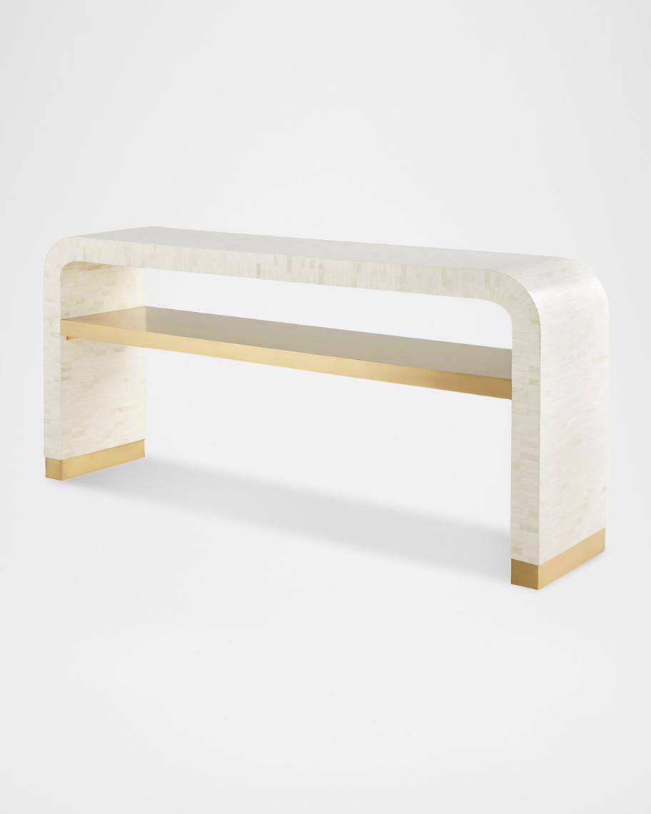 Avalon Bone Console Table | Neiman Marcus
