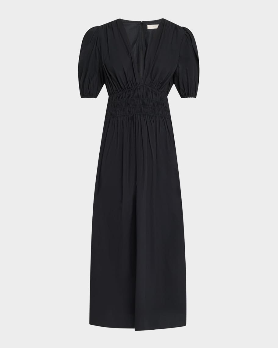 knee length dresses for ladies Lais Midi Dress Black main image 0