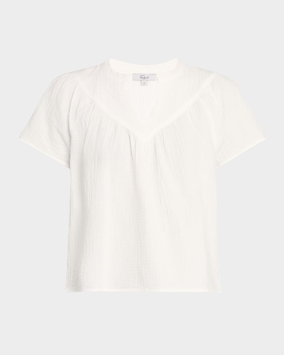 Rails Sayer Gauze Blouse | Neiman Marcus
