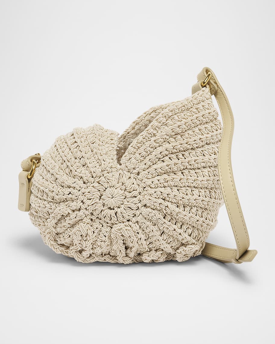 Chloe Sea Treasures Woven Shell Crossbody Bag | Neiman Marcus