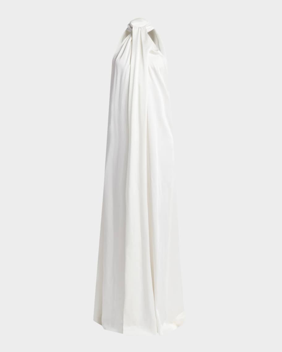 【送料&関税込】Stella McCartney Envers Satin Halterneck All Stella McCartney Envers Draped Satin Halterneck Jumpsuit