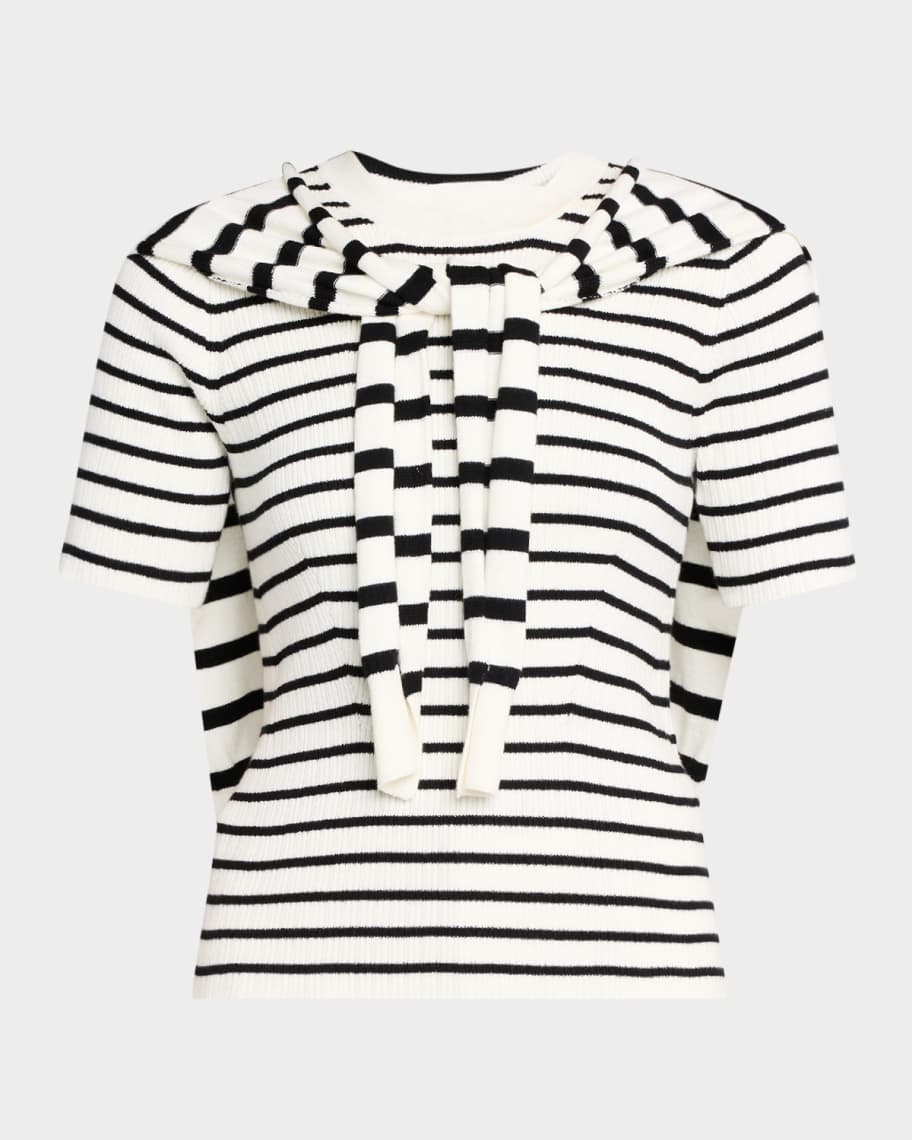 DEREK LAM 10 CROSBY Womens Blue Ruffled Tie Eyelet  Embroidered Button Printed Cuffed Sleeve Collared Mini Party Peplum Dress