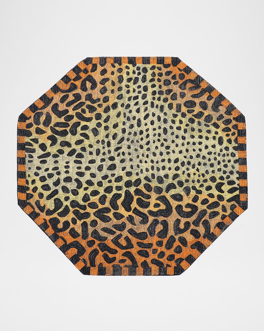 MacKenzie-Childs Cheetah Indoor/Outdoor Rug, 6' Octagon | Neiman Marcus