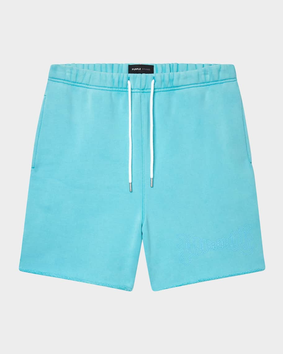 PURPLE Men's Heavy Fleece Sweat Shorts | Neiman Marcus