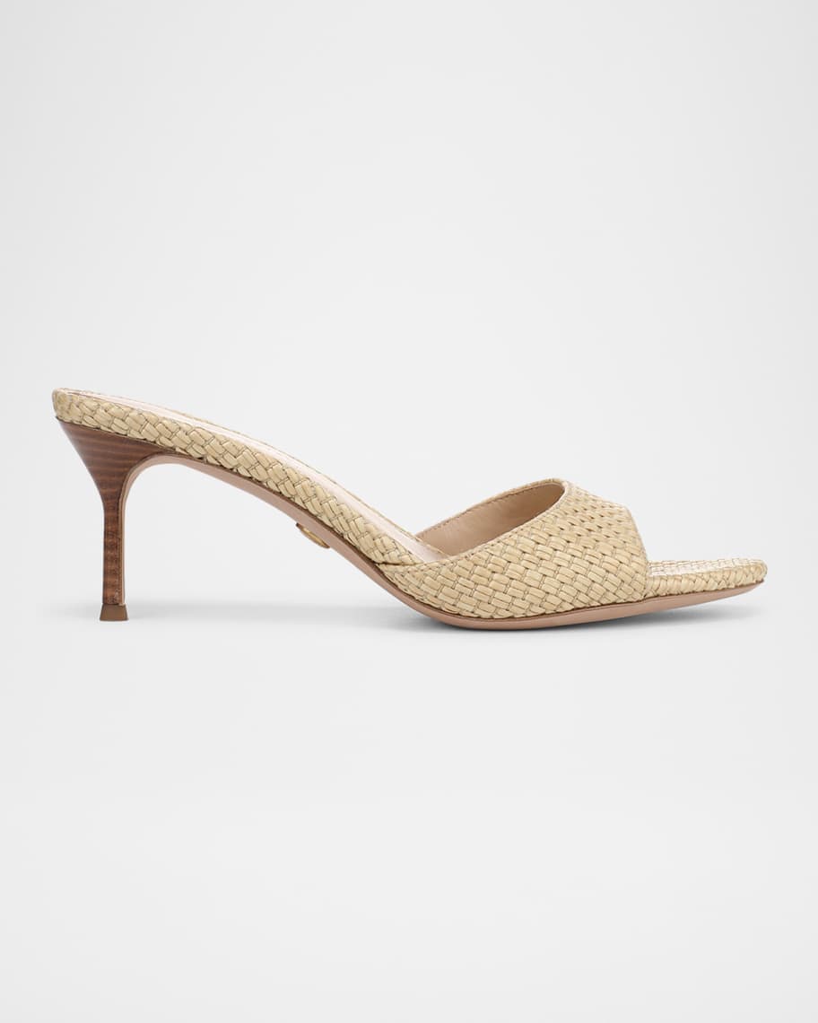 Veronica Beard Tia Woven Mule Sandals