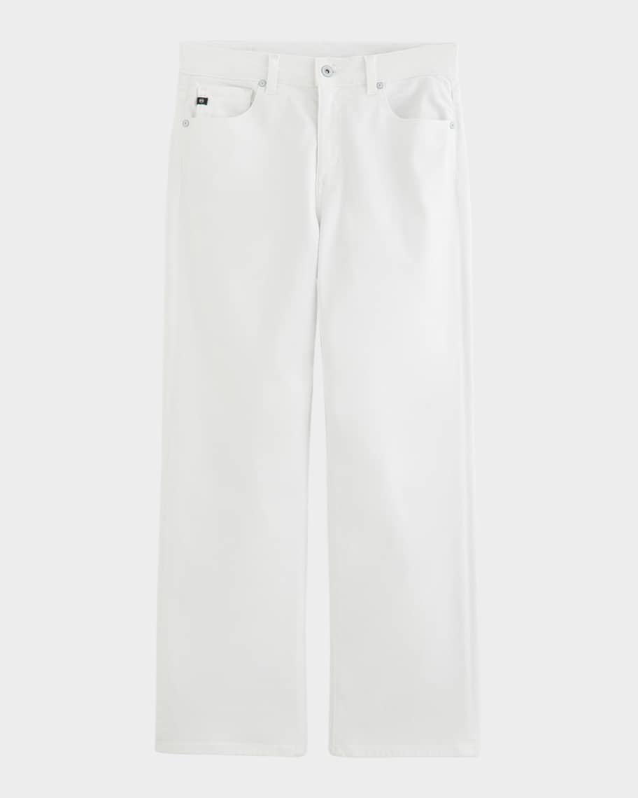 AG Jeans Brinley Mid-Rise Straight Crop Jeans