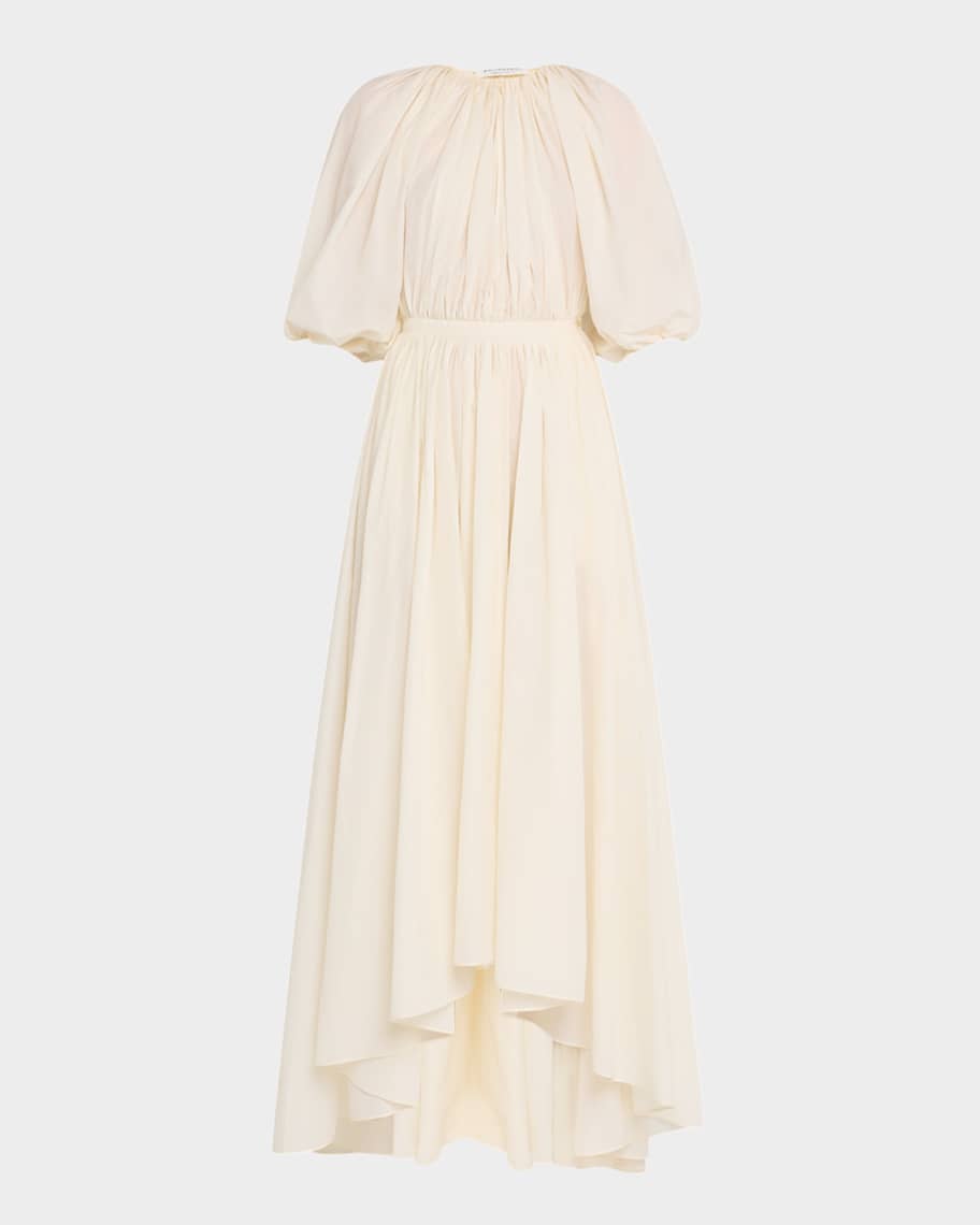 Philosophy di Lorenzo Serafini Gathered Short-Sleeve High