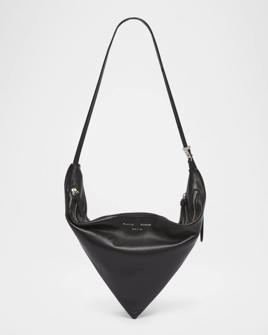 Proenza Schouler Tetra Double-Zip Napa Leather Shoulder Bag