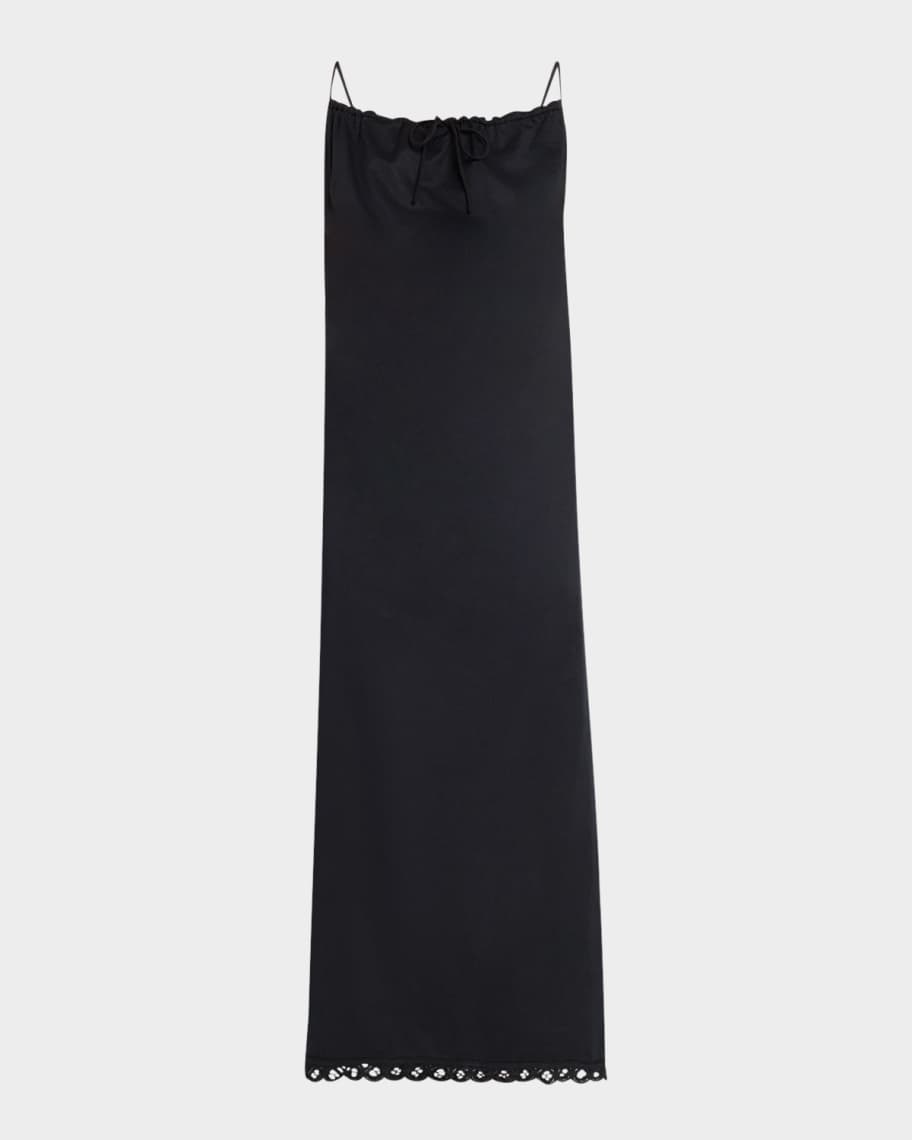By Malene Birger Elizabeth Lace-Trim Organic Cotton Midi