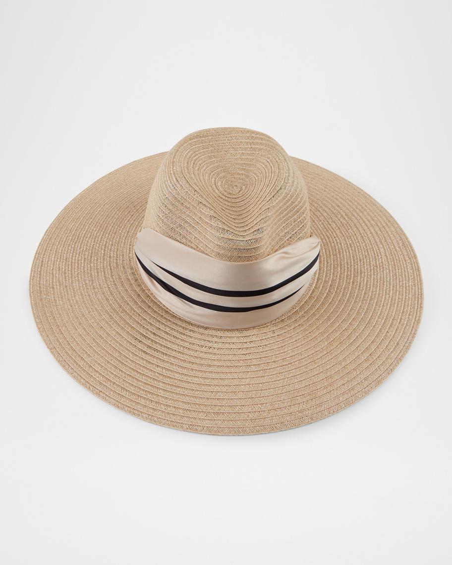 Eugenia Kim Cassidy Fedora With Organza Scarf | Neiman Marcus