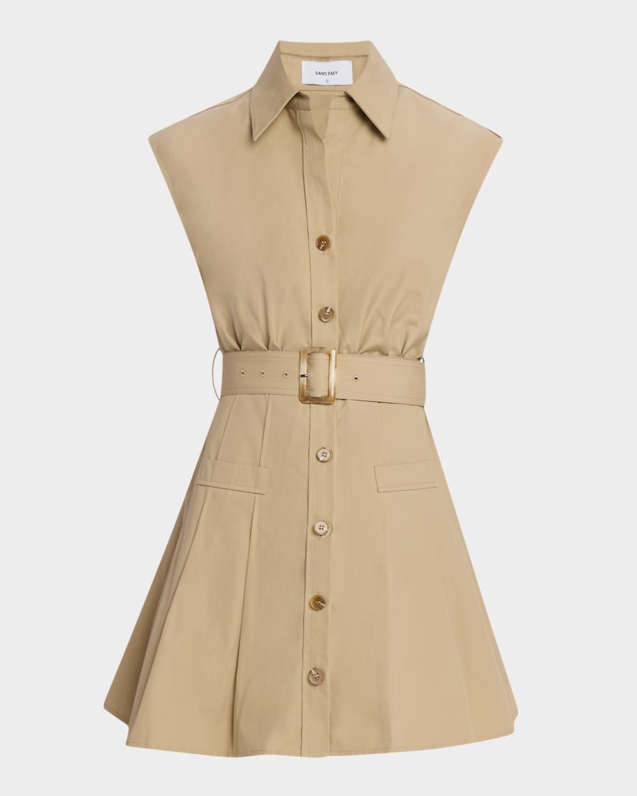 Sans Faff Audley Trench Mini Dress | Neiman Marcus