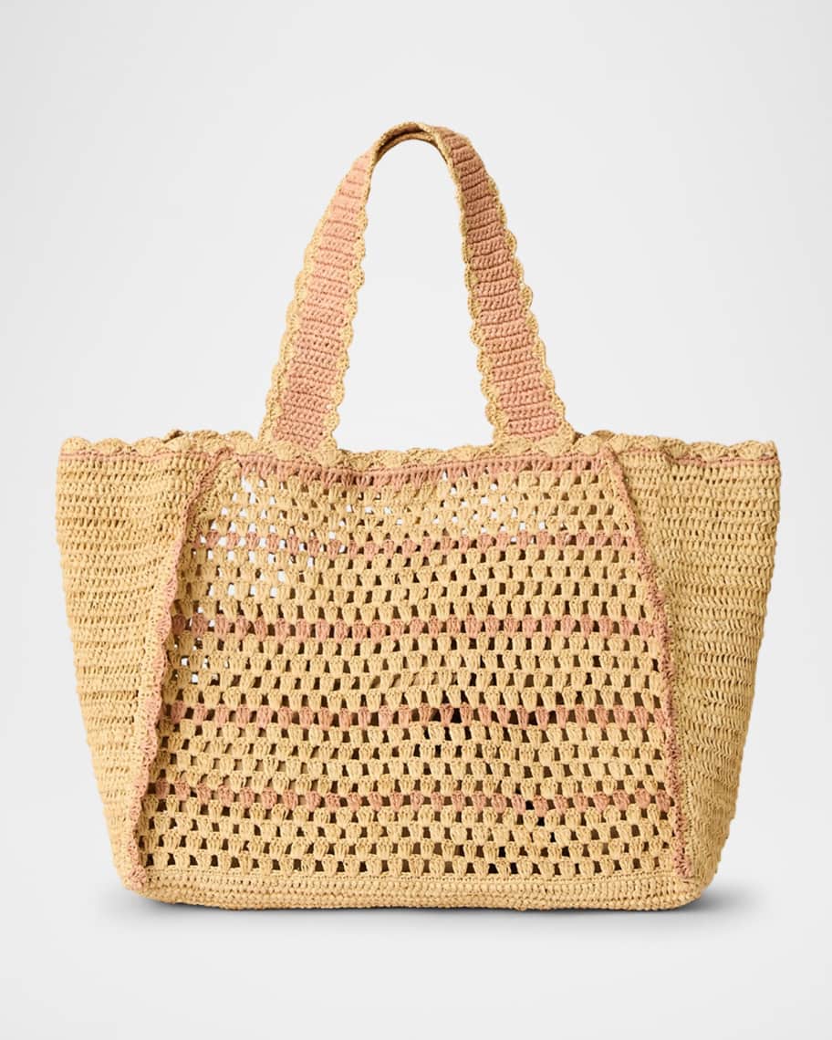 Paralía Woven Tote Bag Buy Aimé Leon Dore Paralía Woven Tote Bag 'Navy' - SS24AB021