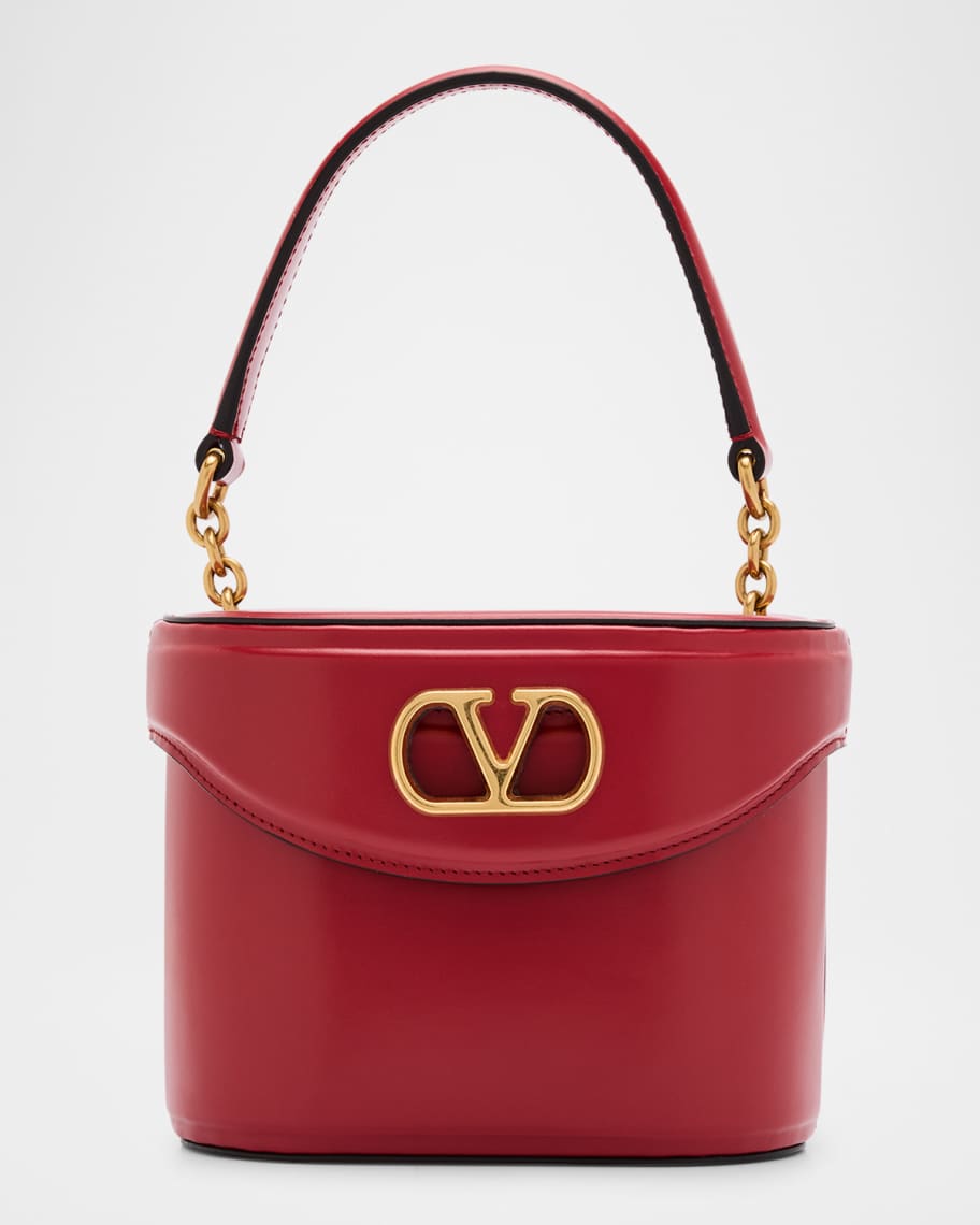 VALENTINO GARAVANIバッグ 外袋付き Valentino Garavani Vain Vanity Bucket Leather Crossbody Bag