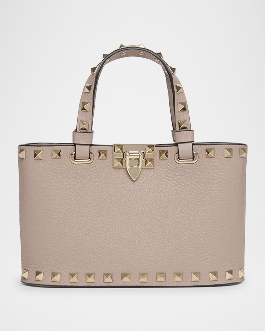 Valentino Garavani Rockstud Mini Leather Tote Bag | Neiman Marcus