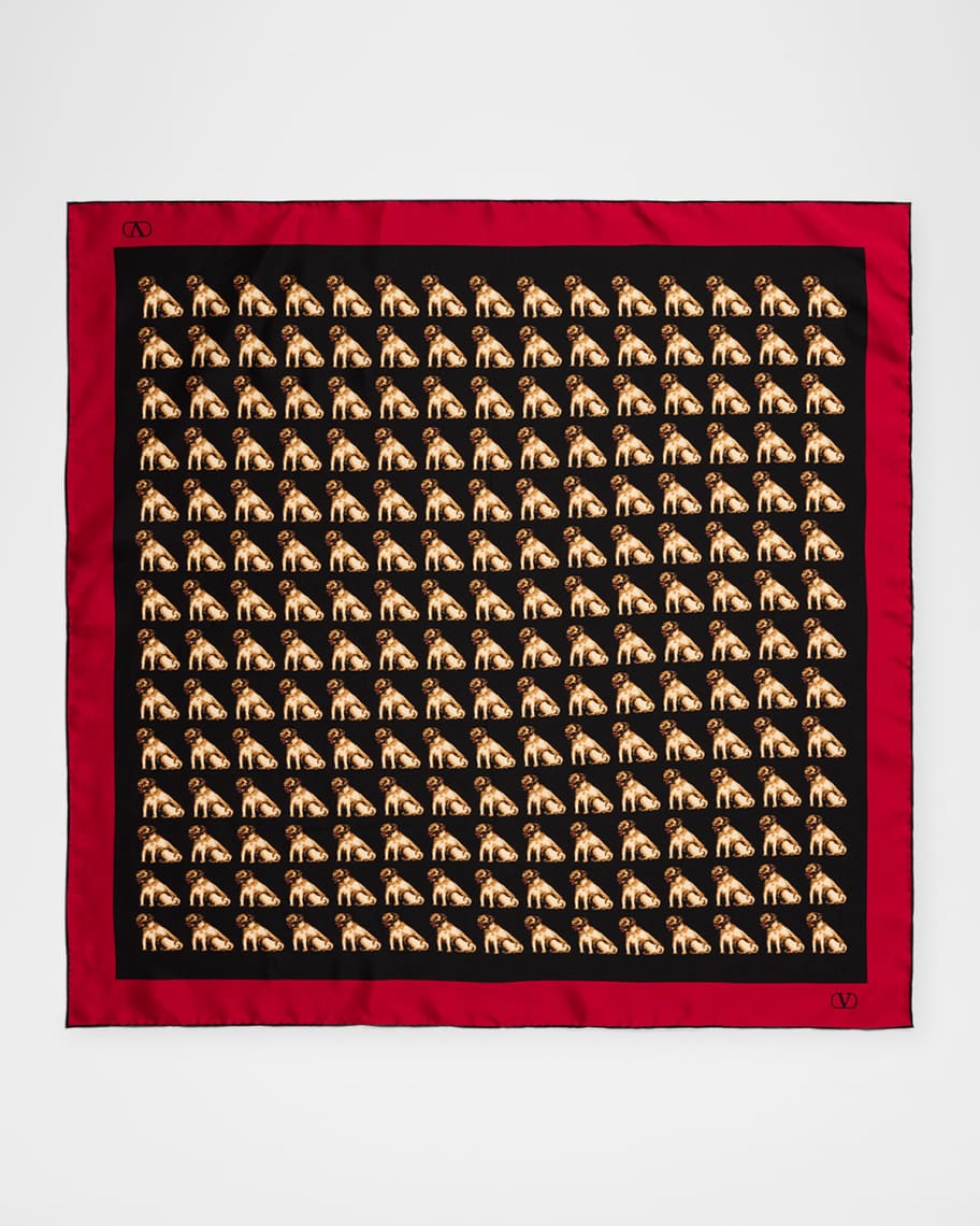 正規店買付【VALENTINO】Petit Charles Bandeaux スカーフ Valentino Garavani Petit Charles Silk Bandeau Scarf | Saks