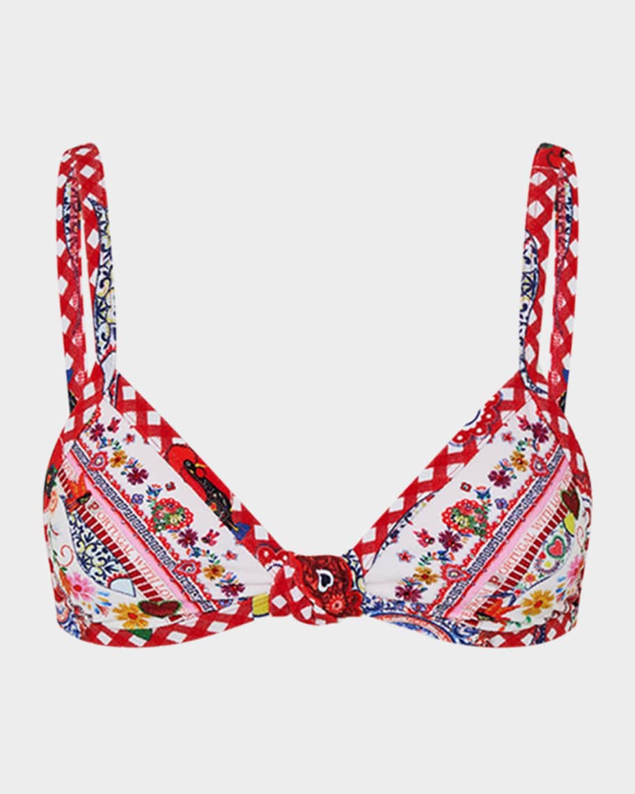 Faith Triangle Bikini Top